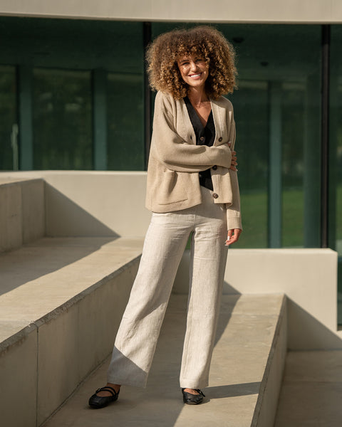 Women's Merino Wool Cardigan Hazel