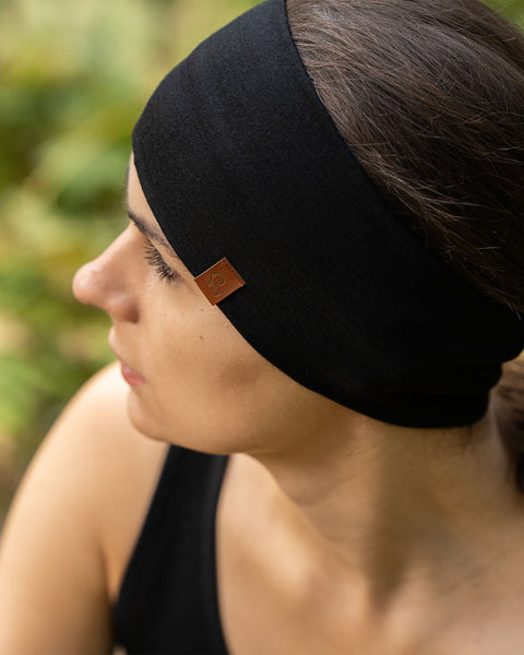 Women's Headband & Gaiter 2-Piece Black