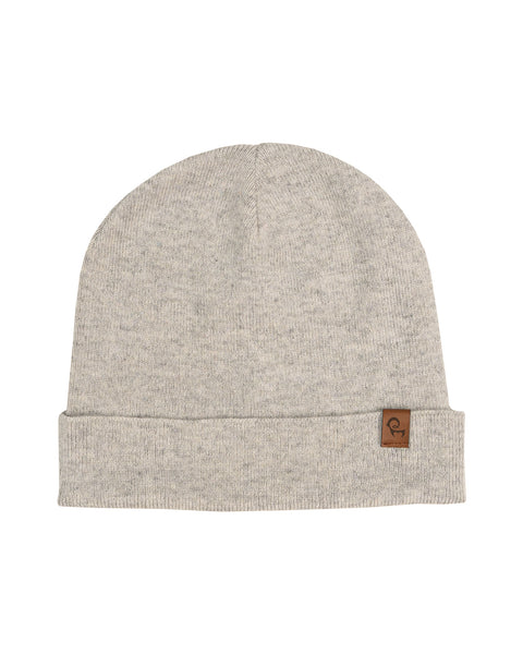 Men's Knit Beanie Merino & Cashmere Light Gray