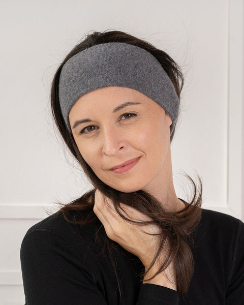 Women's Knit Headband with Ribbon