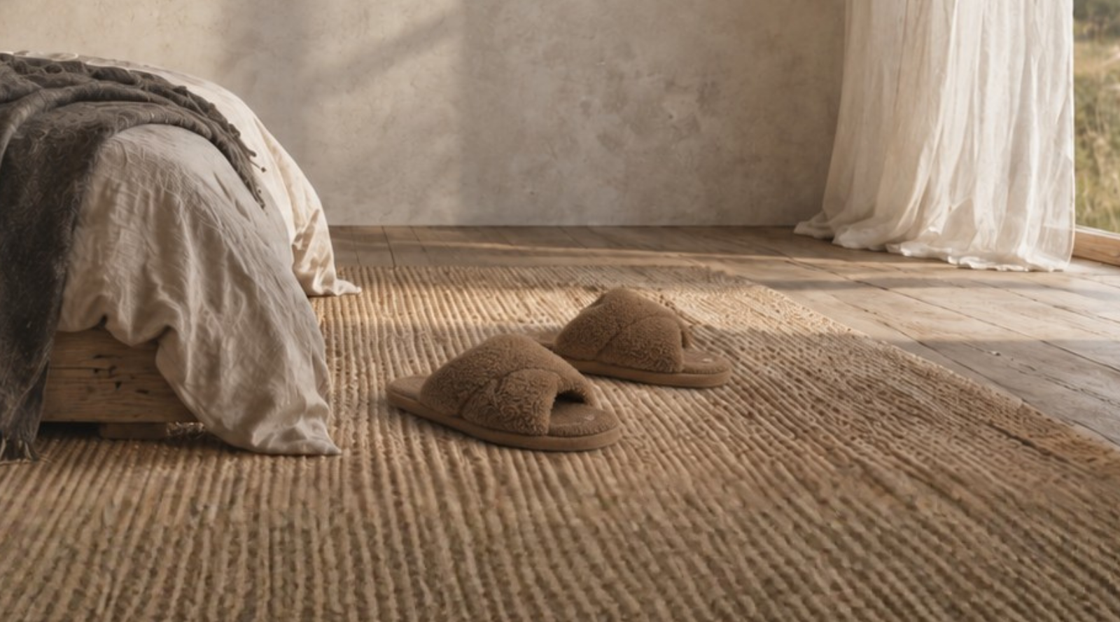Wool & Linen Slippers - MENIQUE