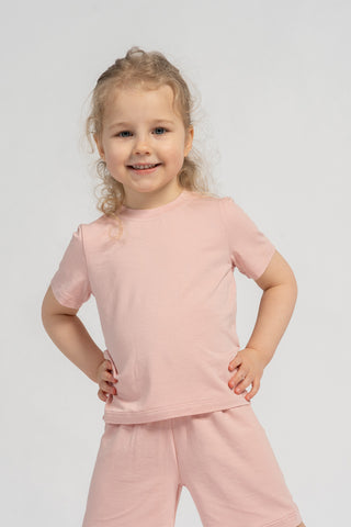Kids' Soft Bamboo Short Sleeve Tee - 1-2Y / Pink
