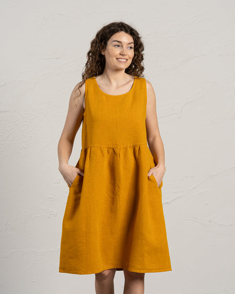 Smock Dress Eliza Spicy Yellow