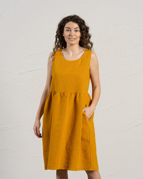 Smock Dress Eliza Spicy Yellow
