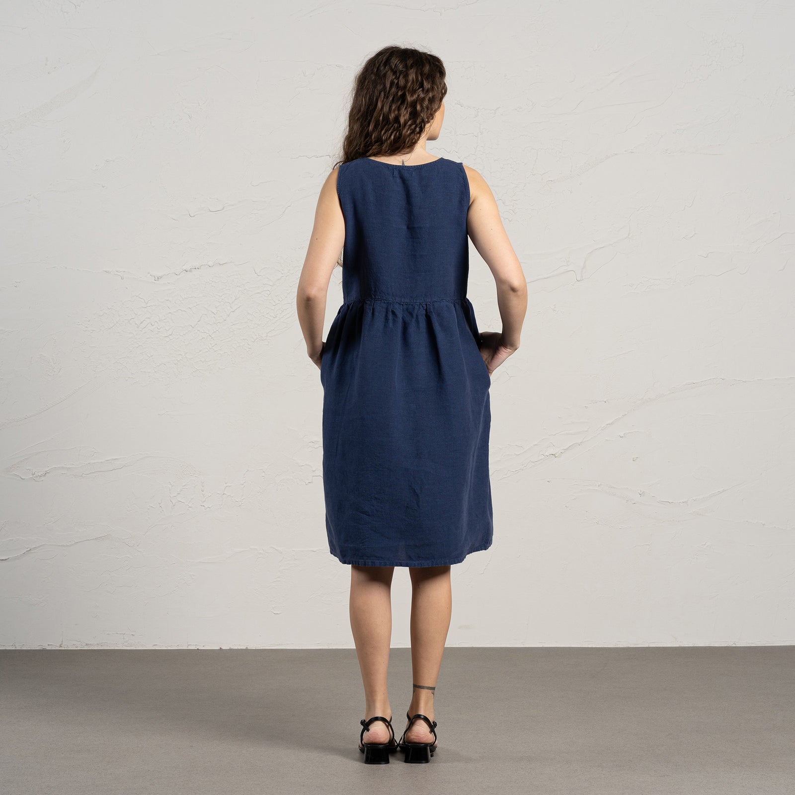 Smock Dress Eliza Storm Blue