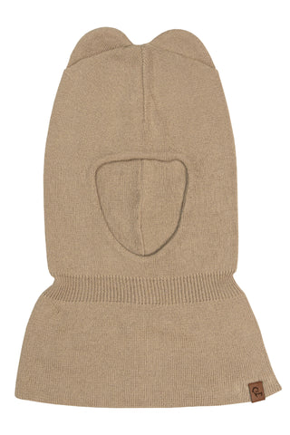 Kids' Knit Balaclava Cotton - 0-18M / Beige