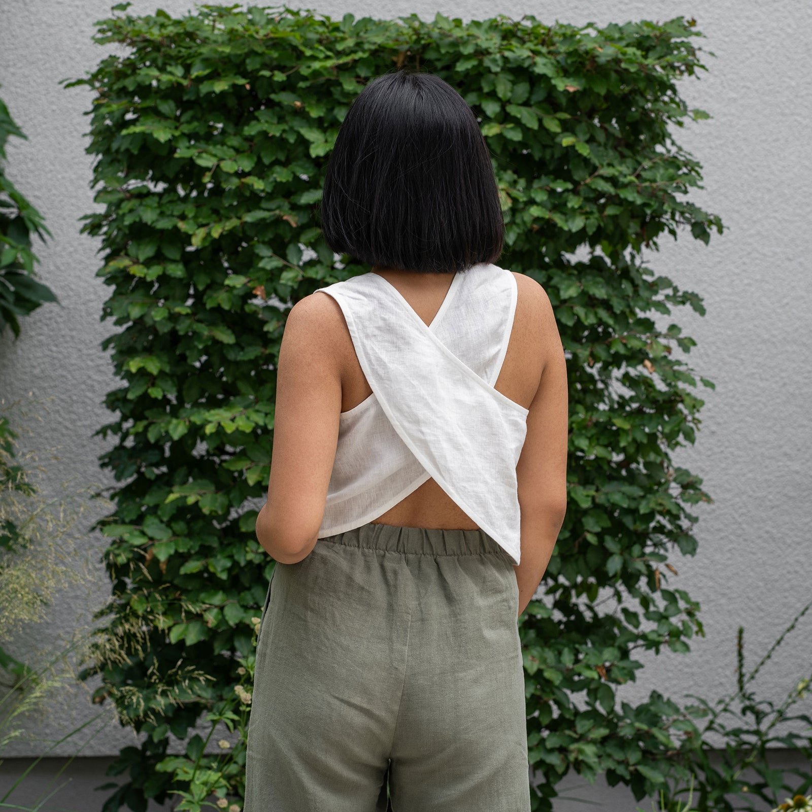 Cross Back Crop Top Serena