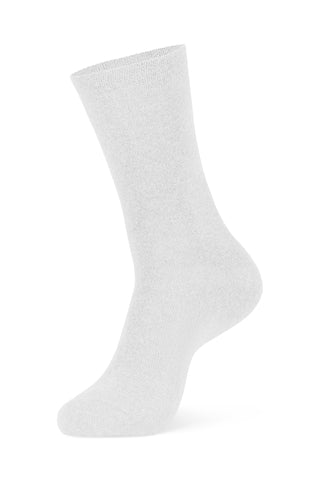 Men’s Cotton Crew Socks - One Size / White