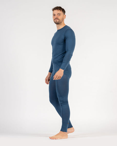 Men's 160 Long Sleeve &amp; Bottom 2-Piece Denim