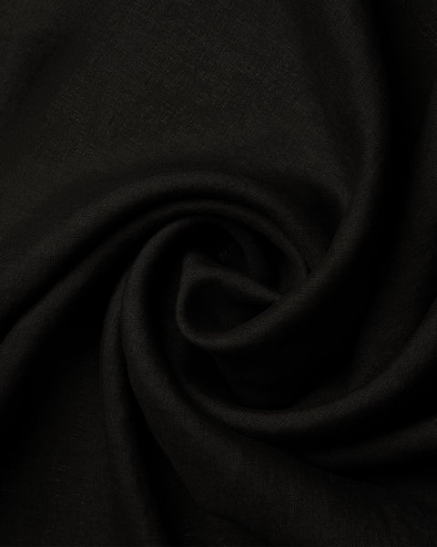 Linen Slip Top Kim Pure Black