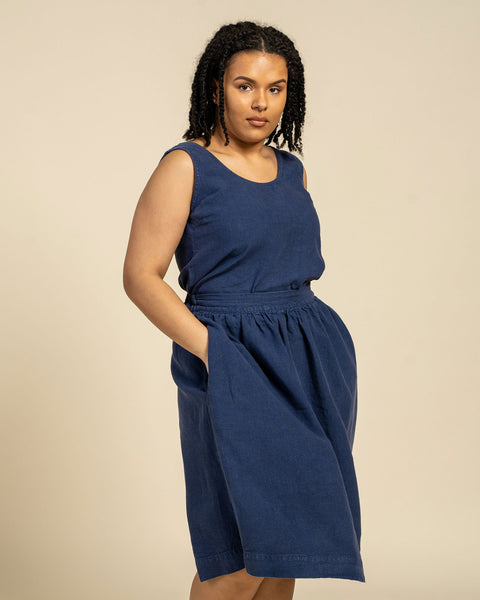 Midi Skirt Sophia storm blue