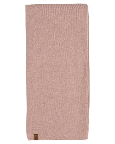 Women's Knit Scarf Merino &amp; Cashmere Dusty Pink