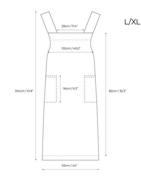 Cross-Back Japanese Apron